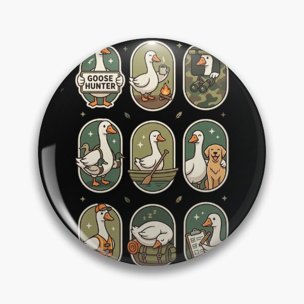 Item preview, Cute Goose Hunter Outdoor Adventure Designs designed and sold by marry treasures.
