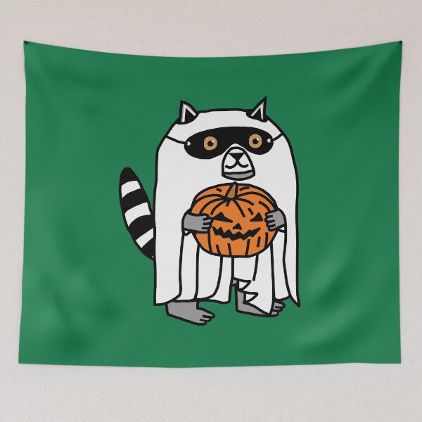 Item preview, Funny Halloween Raccoon designed and sold by ellenhenry.