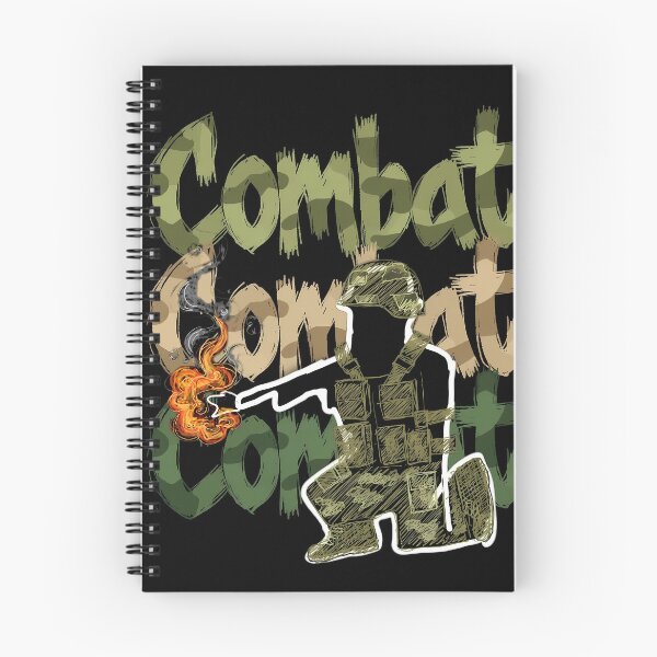 Item preview, Combat Military Scribble & Typography design artwork designed and sold by REDCLASH2002.