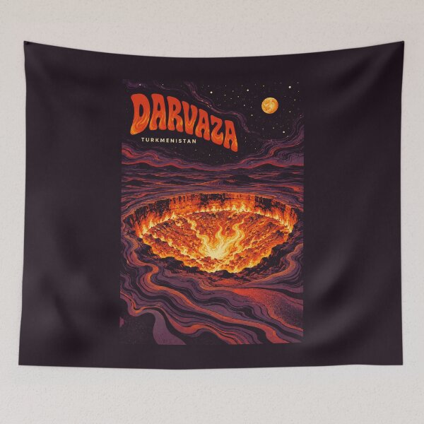 Item preview, Darvaza - Turkmenistan designed and sold by StudioRedKoala.