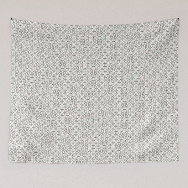 Item preview, Cottagecore Coral Floral Geometric Lattice Pattern designed and sold by lovelys-store.