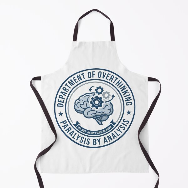 Item preview, Department of Overthinking Funny Office Humor designed and sold by UnofficiallyDropped.