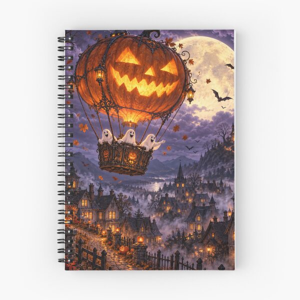 Item preview, Midnight Flight Over Halloween Hollow designed and sold by Kimberly Palmer.