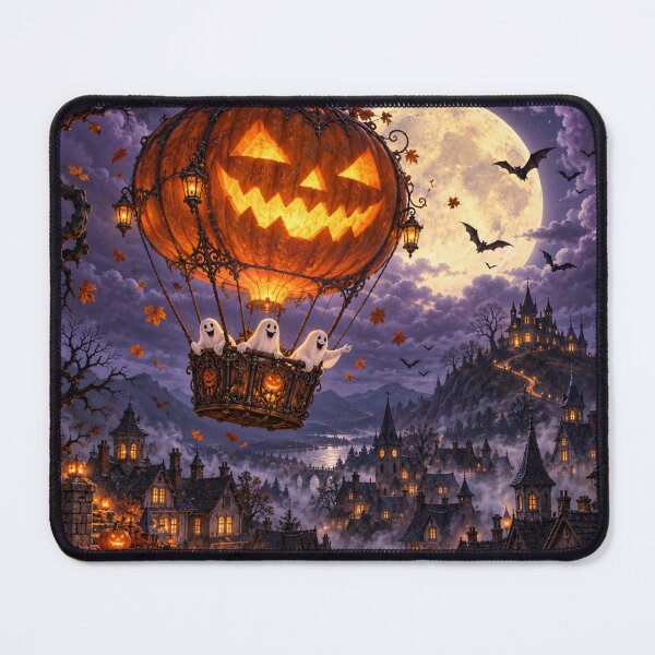 Item preview, Midnight Flight Over Halloween Hollow designed and sold by Kimberly Palmer.