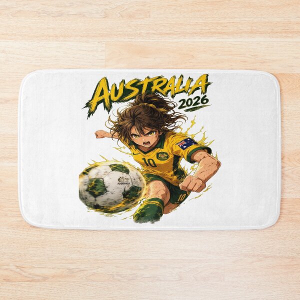 Item preview, Australia 2026 – Anime Soccer Hero Illustration World Cup 2026 designed and sold by 4U---Store.