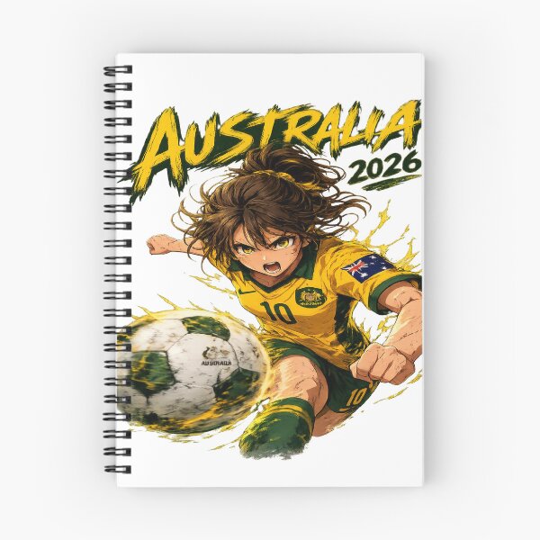 Item preview, Australia 2026 – Anime Soccer Hero Illustration World Cup 2026 designed and sold by 4U---Store.