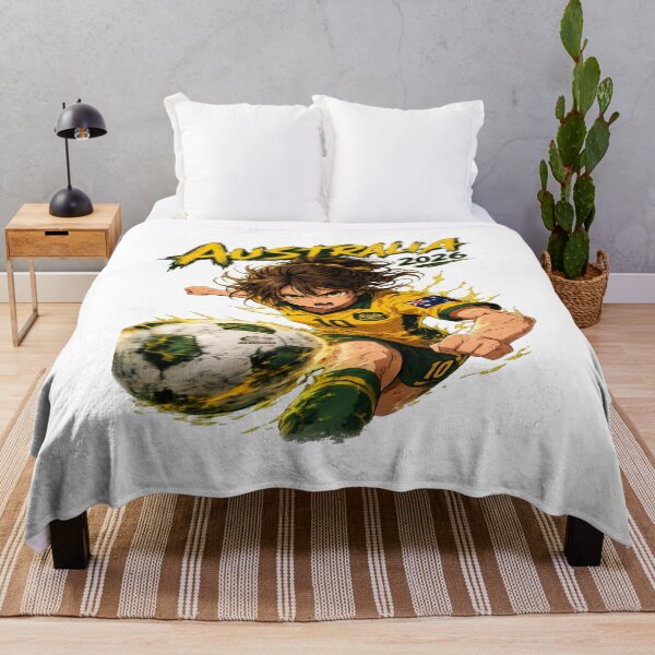 Item preview, Australia 2026 – Anime Soccer Hero Illustration World Cup 2026 designed and sold by 4U---Store.