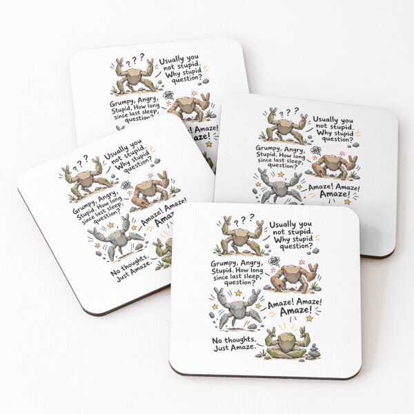 Item preview, Funny Stone Creature Sarcastic Quote, Grumpy Angry Stupid Rock Monster designed and sold by LandFinStudio.