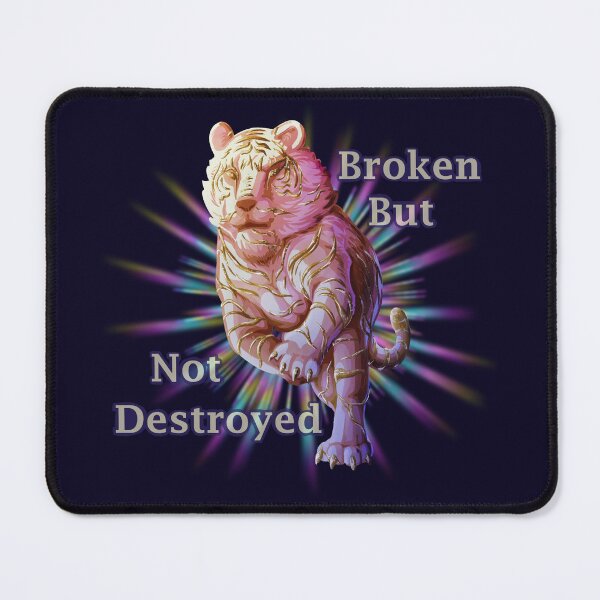 Item preview, Kintsugi Tiger - V1 - Broken But Not Destroyed designed and sold by AstralRavens.