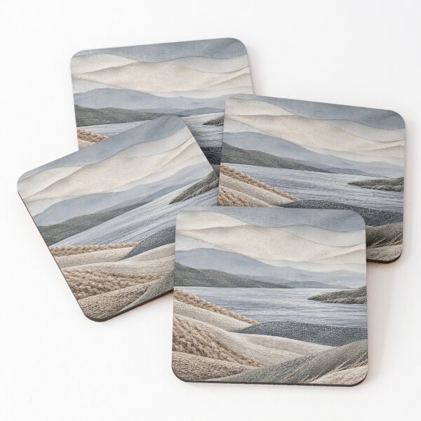 Item preview, Textile Landscape - Woven Fabric Hills in Neutral Earth Tones designed and sold by Agnisherl.
