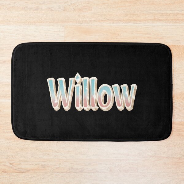 Item preview, Willow Name in Blue and Coral with a Glam Style designed and sold by AloraDawnEve.