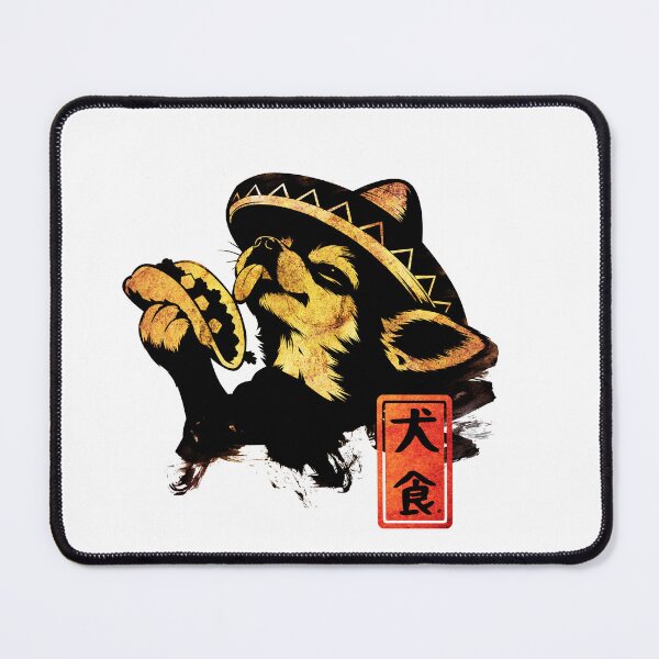 Item preview, Chihuahua and Tacos – Japanese Ink Illustration designed and sold by AnmForge.