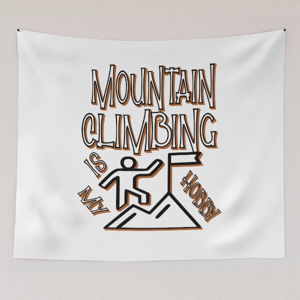 Item preview, mountain climbing is my hobby designed and sold by sednalafandy79.