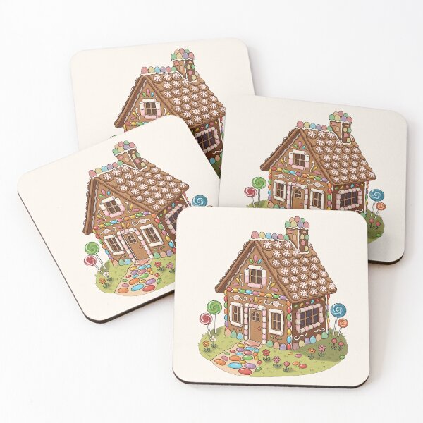 Item preview, Candy Gingerbread House — Illustration designed and sold by LaPolilladPapel.