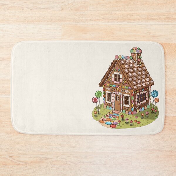 Item preview, Candy Gingerbread House — Illustration designed and sold by LaPolilladPapel.