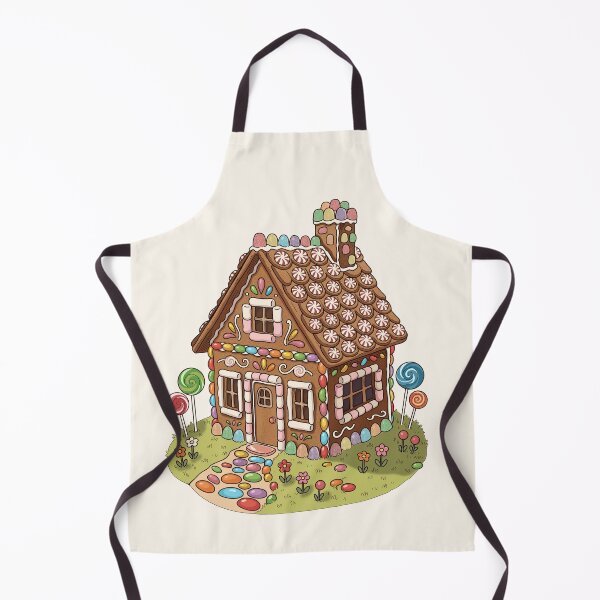 Item preview, Candy Gingerbread House — Illustration designed and sold by LaPolilladPapel.