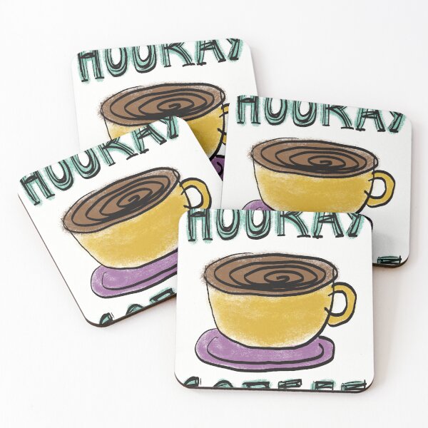 Item preview, Hooray Coffee V3 designed and sold by SombreroDoodles.