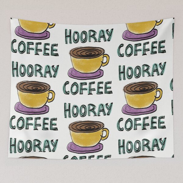 Item preview, Hooray Coffee V3 designed and sold by SombreroDoodles.