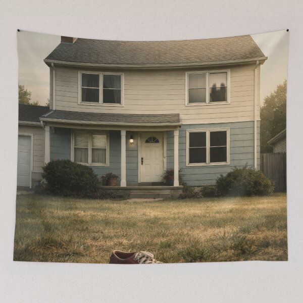 Item preview, American Suburban Crime Drama Cinema Movie Poster designed and sold by Cine8.