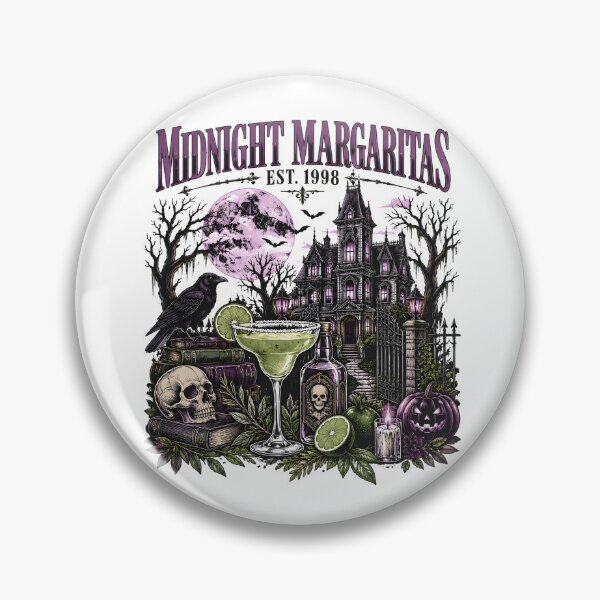 Item preview, Gothic Haunted Mansion Margarita Night Spooky Halloween Vintage Design designed and sold by CatiaStudioArt.