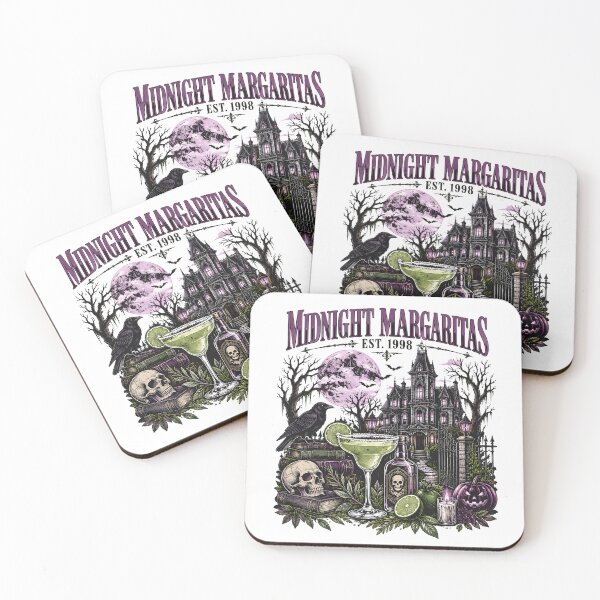 Item preview, Gothic Haunted Mansion Margarita Night Spooky Halloween Vintage Design designed and sold by CatiaStudioArt.