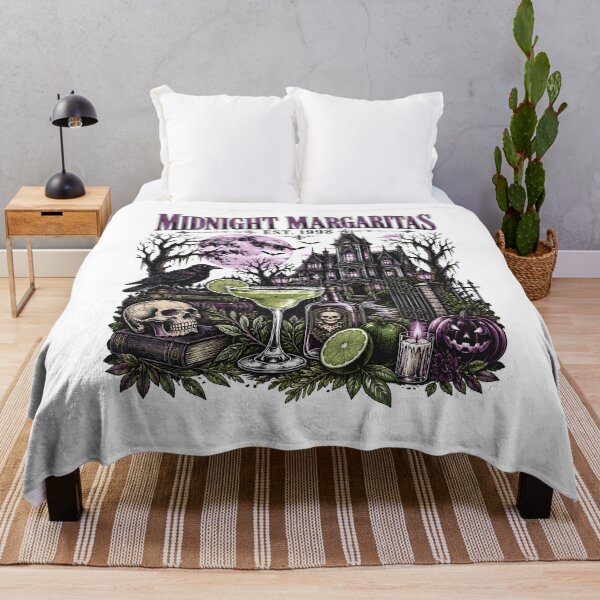 Item preview, Gothic Haunted Mansion Margarita Night Spooky Halloween Vintage Design designed and sold by CatiaStudioArt.