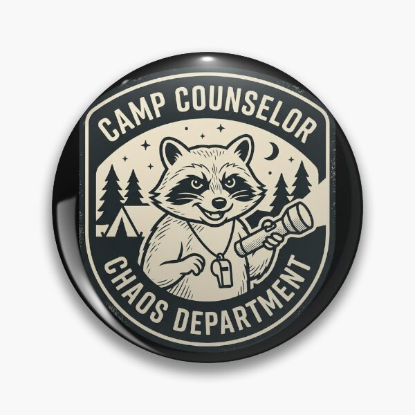 Item preview, Camp Counselor Chaos Department Raccoon Fun designed and sold by marry treasures.