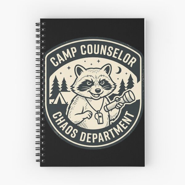 Item preview, Camp Counselor Chaos Department Raccoon Fun designed and sold by marry treasures.
