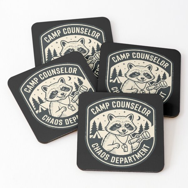 Item preview, Camp Counselor Chaos Department Raccoon Fun designed and sold by marry treasures.