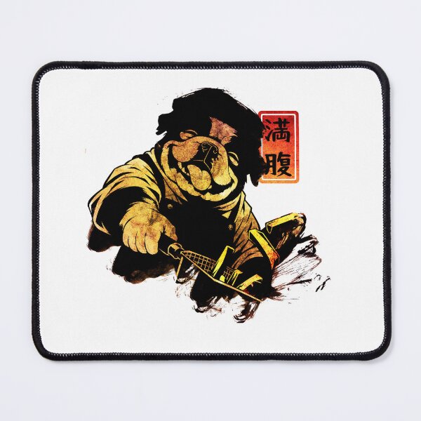 Item preview, French Bulldog and Fries – Japanese Ink Illustration designed and sold by AnmForge.