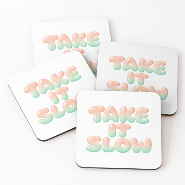 Item preview, Take It Slow Pastel Bubble Text designed and sold by Inkworksbyshery.