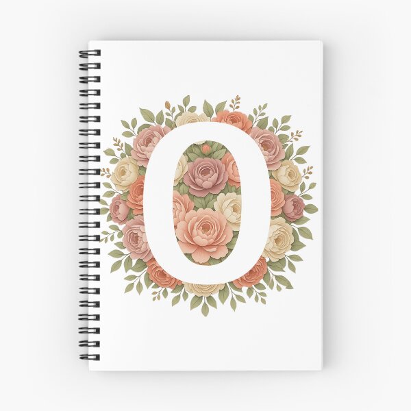 Item preview,  White Letter O Floral Monogram designed and sold by ITCHAWAWAA.