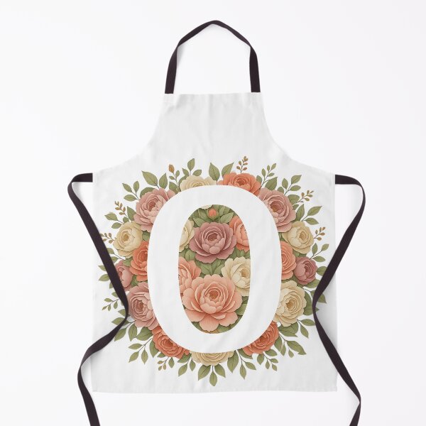 Item preview,  White Letter O Floral Monogram designed and sold by ITCHAWAWAA.