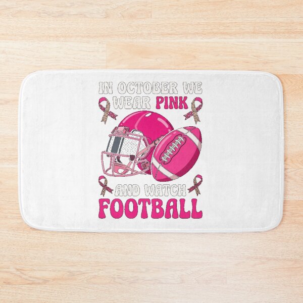 Item preview, In October We Wear Pink And Watch Football Breast Cancer designed and sold by AARABwino.