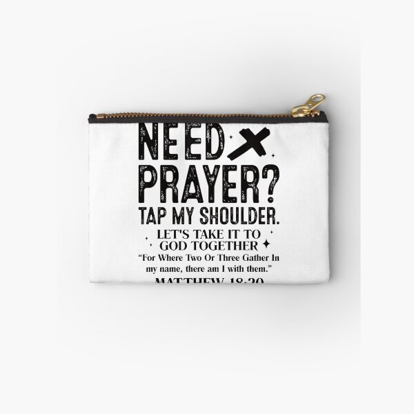 Item preview, Need Prayer? Tap My Shoulder | Let's Take It to God Together Christian Faith Design designed and sold by Uniquememorable.