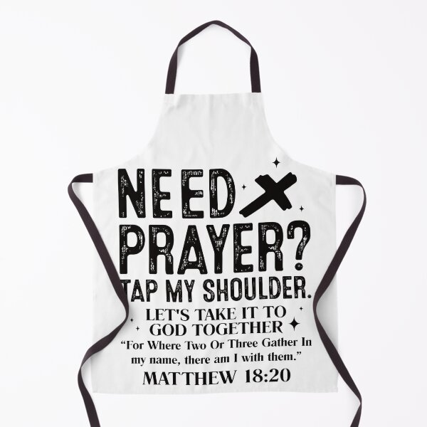 Item preview, Need Prayer? Tap My Shoulder | Let's Take It to God Together Christian Faith Design designed and sold by Uniquememorable.