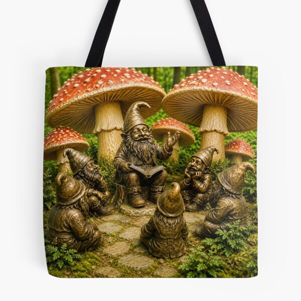 Item preview, Storytime Gnome Art Print – Reading Lover Gift, Poland Travel Decor designed and sold by Purrfecta.