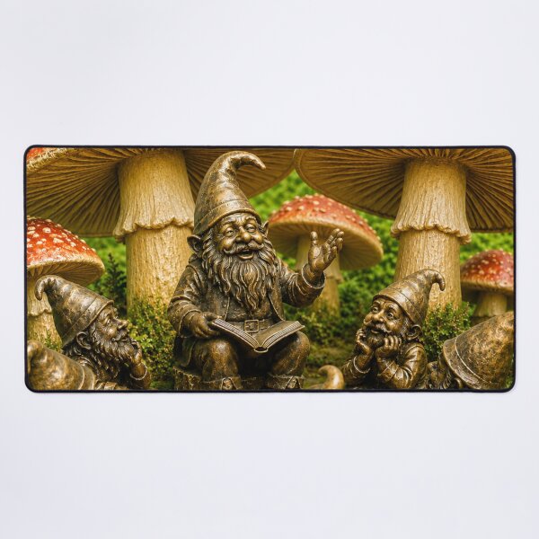 Item preview, Storytime Gnome Art Print – Reading Lover Gift, Poland Travel Decor designed and sold by Purrfecta.