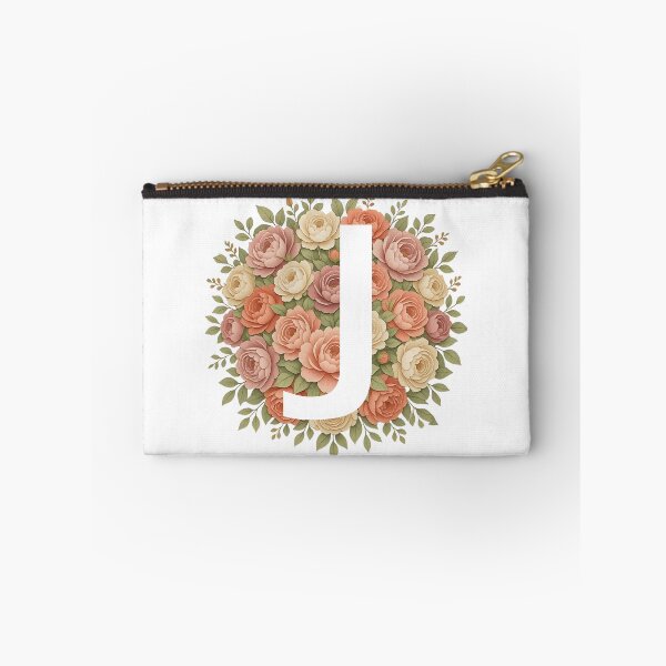 Item preview,  White Letter J Floral Monogram designed and sold by ITCHAWAWAA.