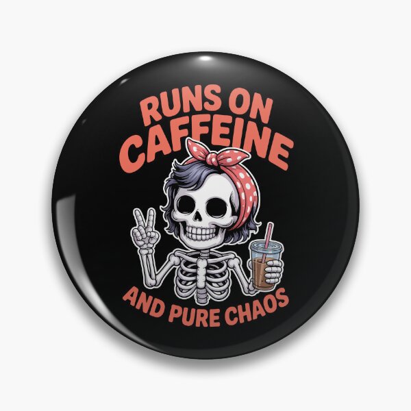 Item preview, Runs on Caffeine and Pure Chaos   designed and sold by jkrphoto.