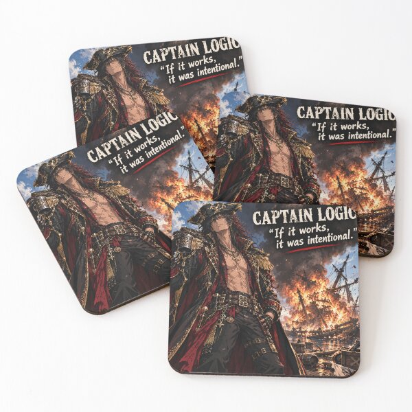 Item preview, Captain Kael Captain Logic | If It Works It Was Intentional Anime Meme designed and sold by Boomaroo.
