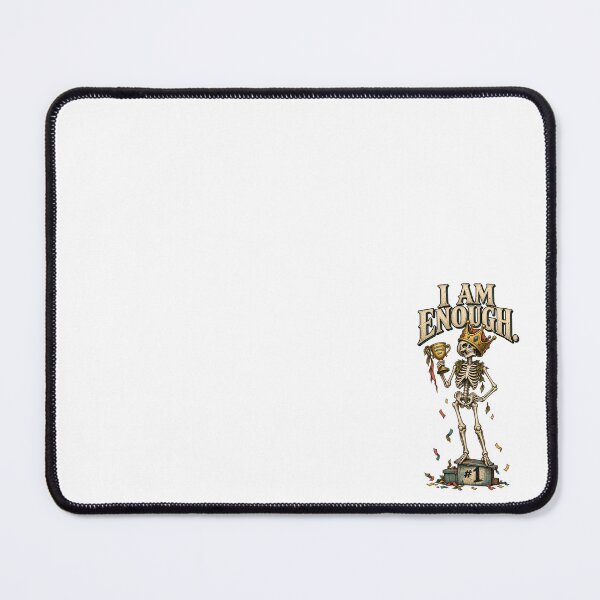 Item preview, I Am Enough Skeleton Trophy Crown Vintage designed and sold by Kromia.