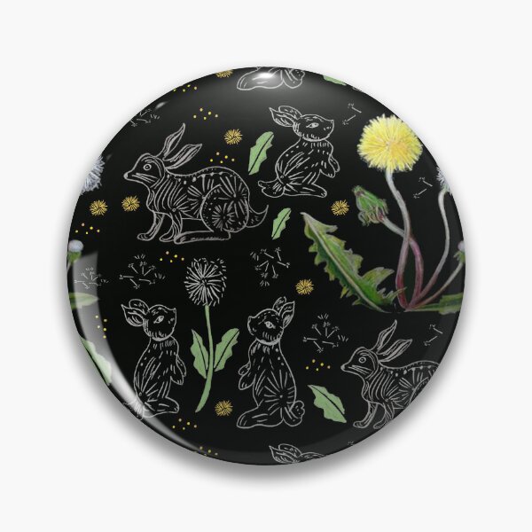 Item preview, Dandelions And Hares Rabbit Vintage Cottagecore Garden designed and sold by Designs by Sara Felton.