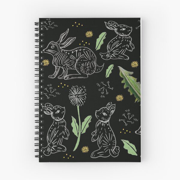 Item preview, Dandelions And Hares Rabbit Vintage Cottagecore Garden designed and sold by Designs by Sara Felton.
