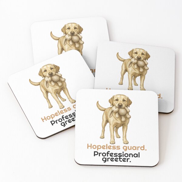 Item preview, Funny Labrador Professional Greeter Quote designed and sold by bluesquidink.