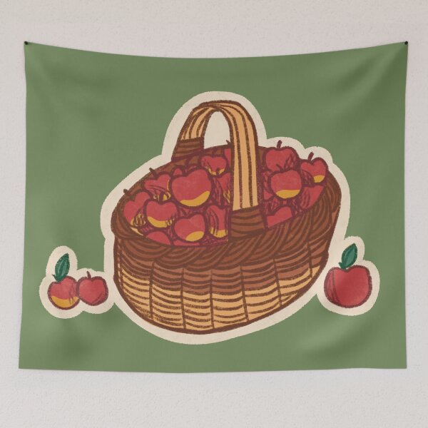 Item preview, Fall Apple Basket  designed and sold by ElizabethNire.