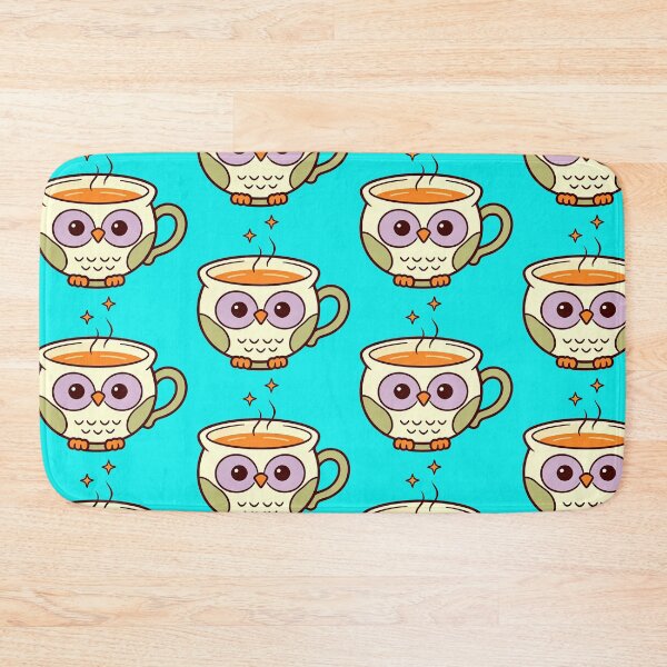 Item preview, Starry-Eyed Owl Latte Cup – Cute Cozy Coffee designed and sold by urmoments.