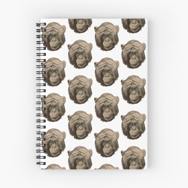 Item preview, Chimp - Hand Drawn Illustration - JC Portraits designed and sold by TheCollectiveArtandAwareness.