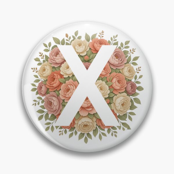 Item preview,  White Letter W Floral Monogram designed and sold by ITCHAWAWAA.