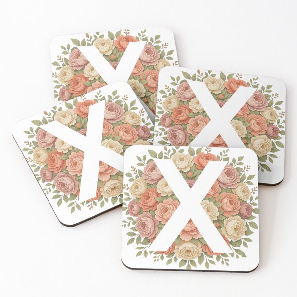 Item preview,  White Letter W Floral Monogram designed and sold by ITCHAWAWAA.